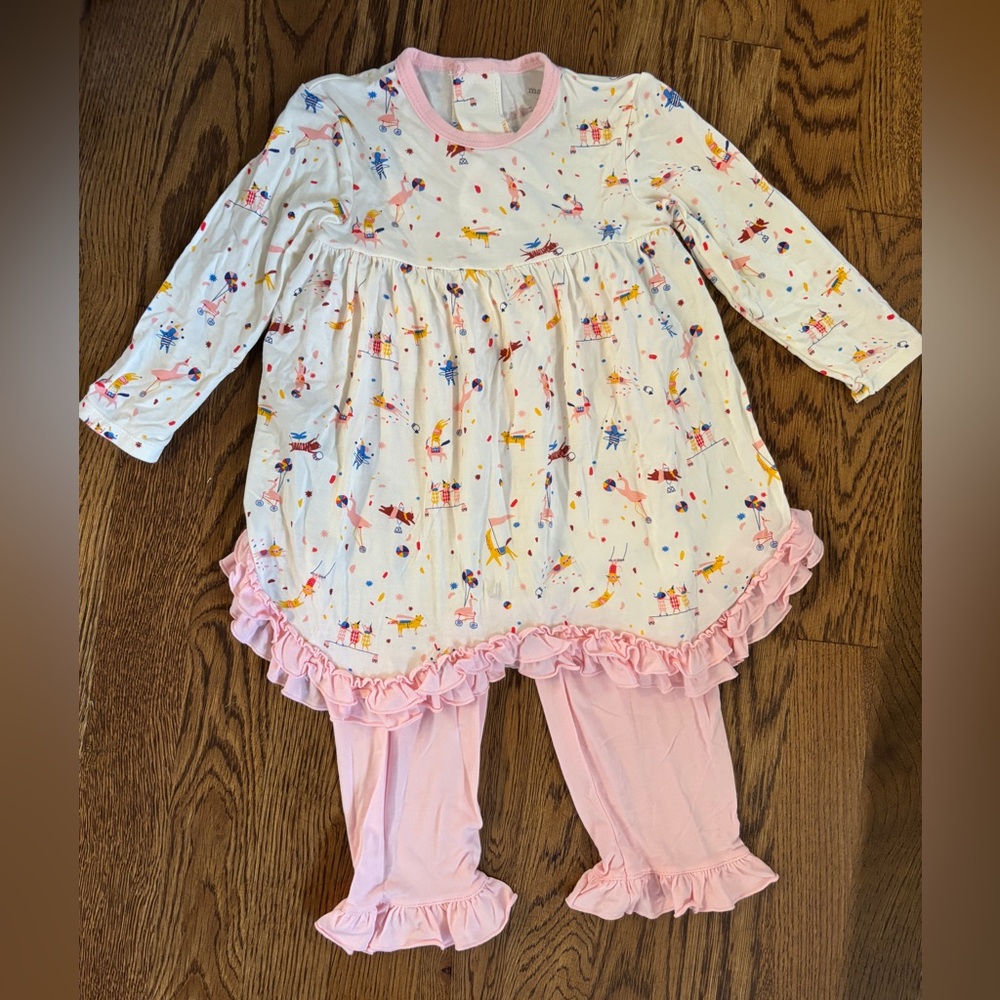 Magnetic Me Pink Carnivale Ruffle Set 12-18 months - Picture 2 of 7